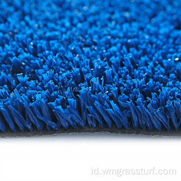 Rumput Buatan Luar Ruangan Warna Biru untuk Rumput Padel